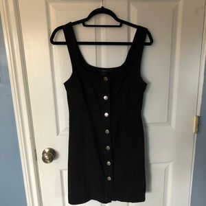 Forever 21 Black Button Up Jumper